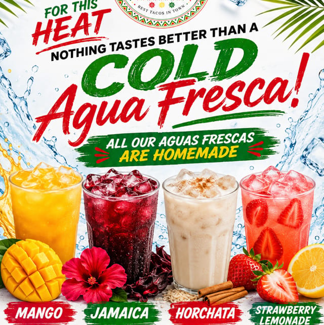 Aguas Frescas.