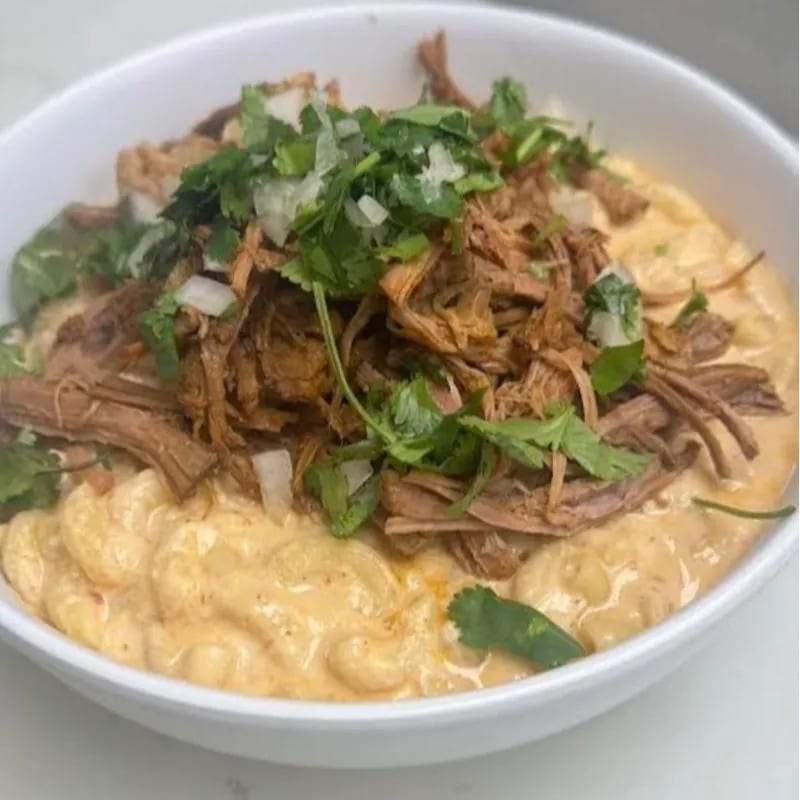 Mac-Cheese-Birria Bowl.