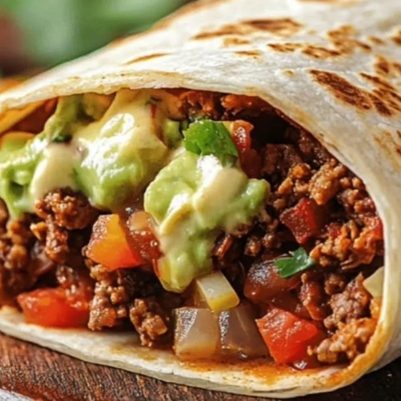 Chorizo Bean Burrito.